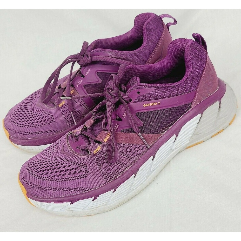 Hoka Shoes Size 8.5 Womens Purple Sneakers Running Gaviota 2
